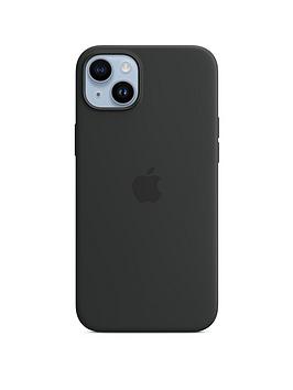 Apple Iphone 14 Plus Silicone Case With Magsafe - Midnight