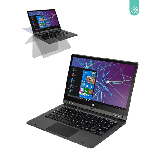 Entity Flip 11.6 Inch 2 in 1 Touchscreen Windows Laptop Grey