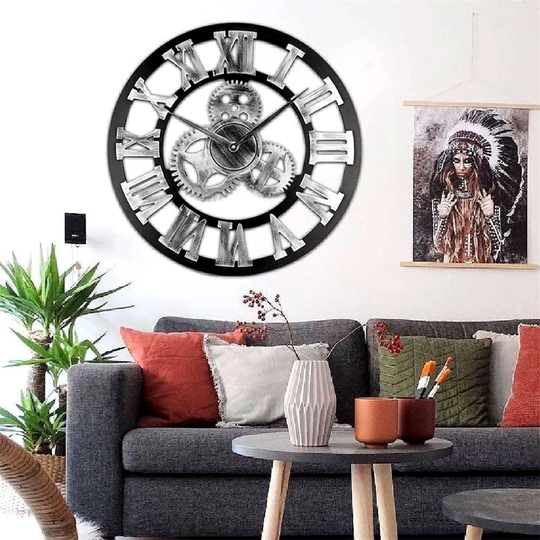 Scheinuk 60cm Silent Wall Clock
