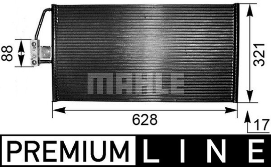 Condenser Air Conditioning 8FC351038-801 by BEHR