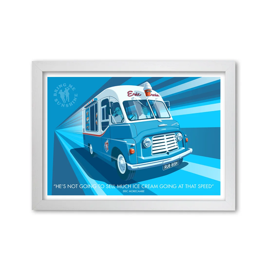 Ice Cream Van by Stephen Millership - Graphic Art Print on Paper
