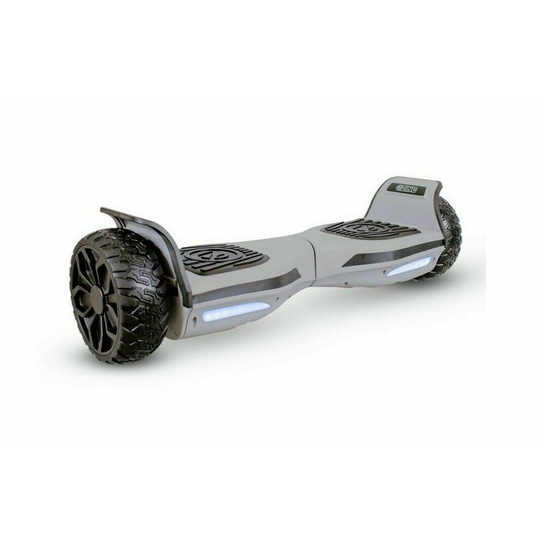 Zinc GT Pro Hoverboard - Silver - With Built In Bluetooth Speaker