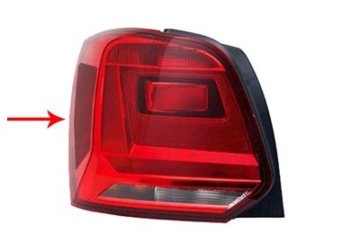 Combination Tail Light 5814925 Van Wezel 5814925