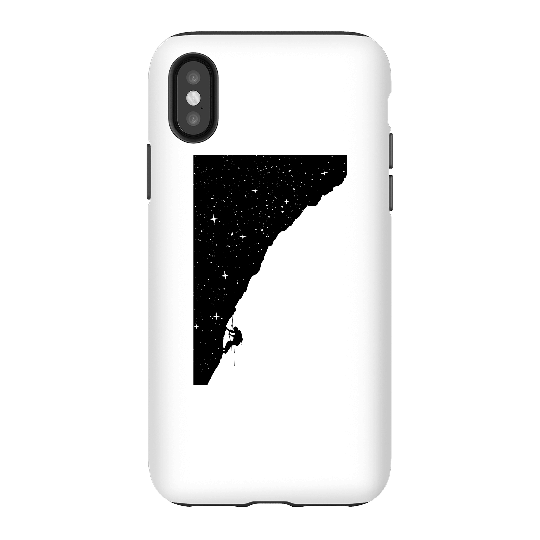 Balazs Solti Starry Climb Phone Case for iPhone and Android - iPhone X - Tough Case - Gloss