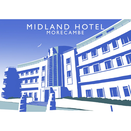 Midland Hotel 2 by Richard O'Neil - Graphic Art Print on Paper
