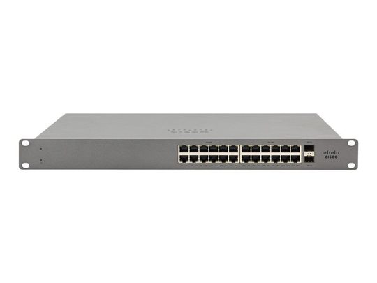 Cisco Meraki Go GS110-24 - Switch - Managed - 24 X 10/100/1000 + 2 X Sfp (mini-gbic) (uplink) - Desktop, Rack-mountable