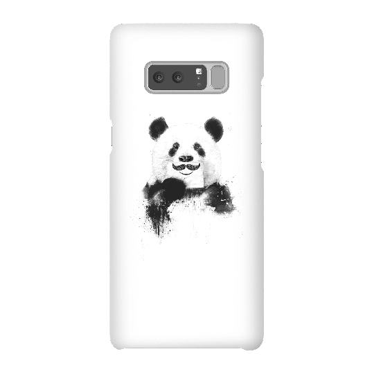 Balazs Solti Moustache And Panda Phone Case for iPhone and Android - Samsung Note 8 - Snap Case - Matte