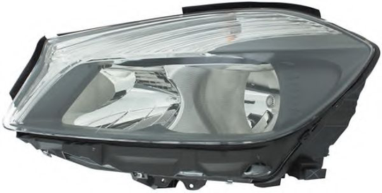 Headlight Halogen 1LG010818-141 by Hella Right
