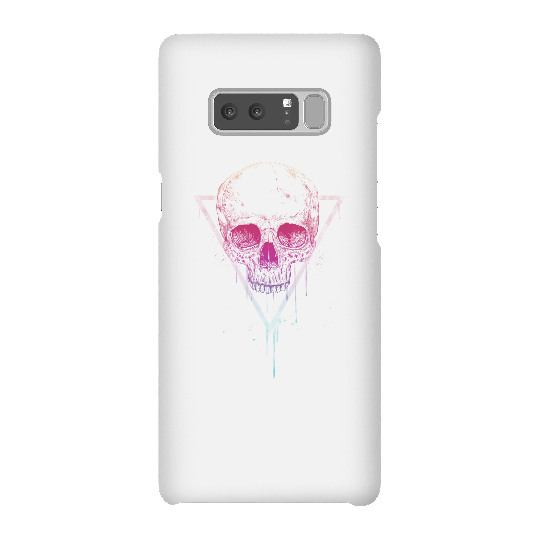 Balazs Solti Colourful Skull Phone Case for iPhone and Android - Samsung Note 8 - Snap Case - Matte