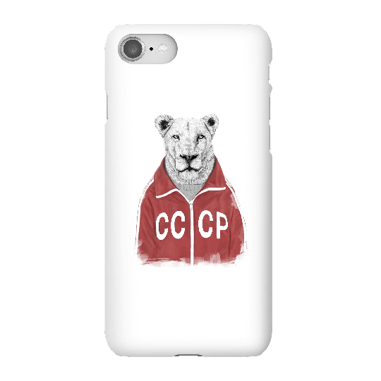 Balazs Solti CCCP Lion Phone Case for iPhone and Android - iPhone 8 - Snap Case - Gloss