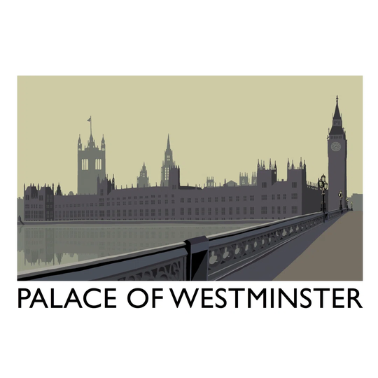 Palace of Westminster 2 by Richard O'Neil - Graphic Art Print on Paper