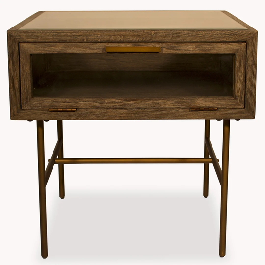 Francella Side Table with Storage