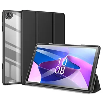 Dux Ducis Toby Lenovo Tab M10 Plus Gen 3 Tri-Fold Folio Case - Black