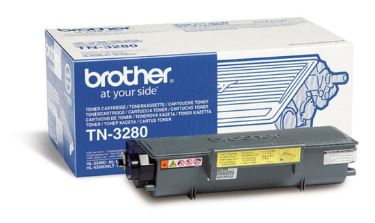 Brother TN-3280 High Yield Black Toner Cartridge - 8,000 Pages
