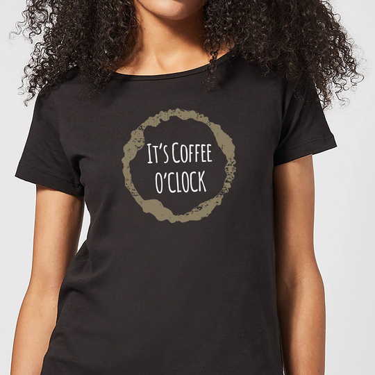 It's Coffee O'Clock Women's T-Shirt - Black - S - Black