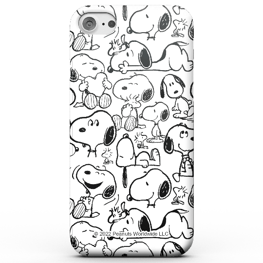 Peanuts Snoopy Pattern Phone Case for iPhone and Android - iPhone 5/5s - Snap Case - Matte
