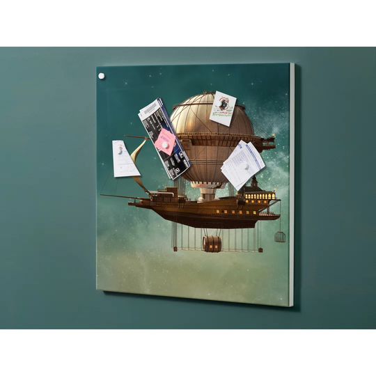 Notiz Motive Fantasy Magnetic Wall Mounted Cork Board