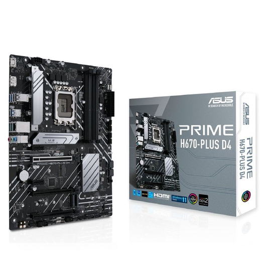 ASUS PRIME H670-PLUS D4 ATX Motherboard