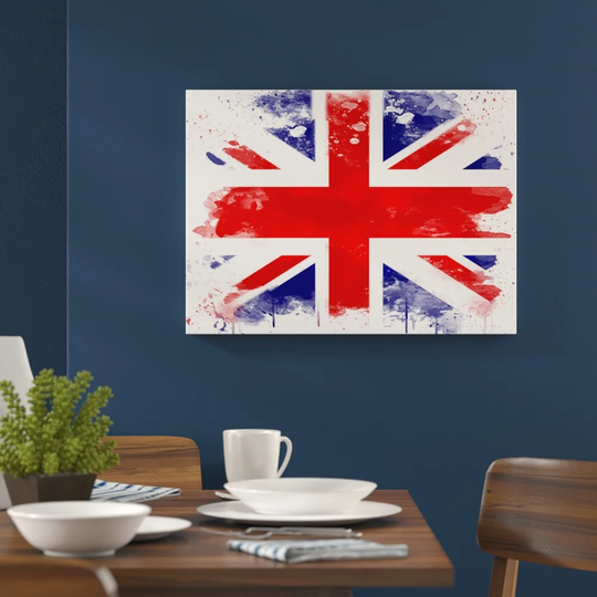 'Union Jack British Flag' Graphic Art Print Poster