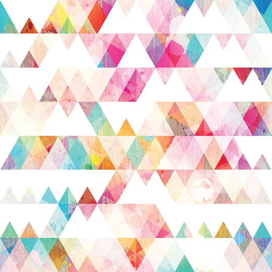 Walllpaper Roll 208X146cm Kitchen Livingroom Bedroom Mural Decoration Wallpaper Material With Print - Rainbow Triangle Geometry Triangleful