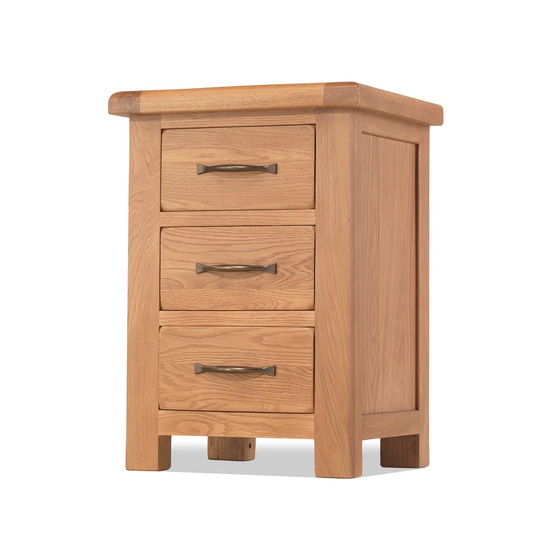 Theo 3 Drawer Bedside Table