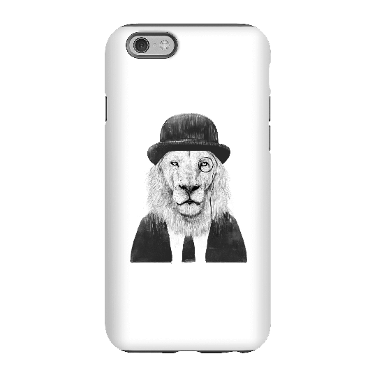 Balazs Solti Monocle Lion Phone Case for iPhone and Android - iPhone 6 - Tough Case - Gloss