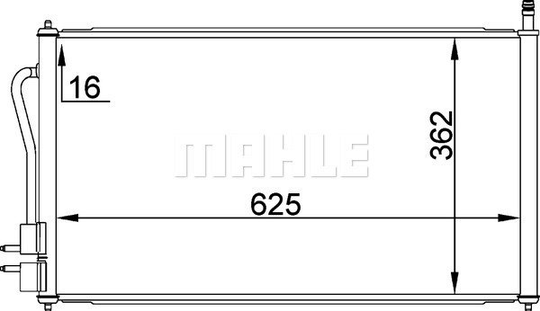 Condenser Air Conditioning 8FC351037-471 by BEHR