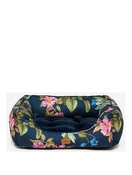 Joules Botanical Floral Box Bed - Small