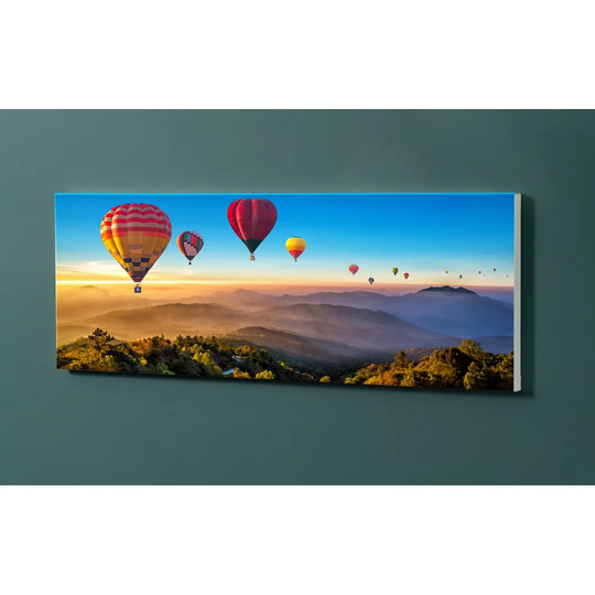 Notiz Motive Hot Air Balloon Magnetic Wall Mounted Cork Board