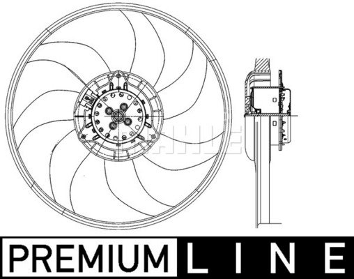 Air Conditioning fan 8EW351150-681 by BEHR