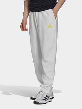 Adidas Clubhouse Tennis Joggers - White