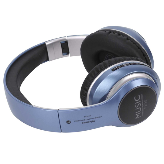 (Blue) Bluetooth Wireless Headphones Over Ear