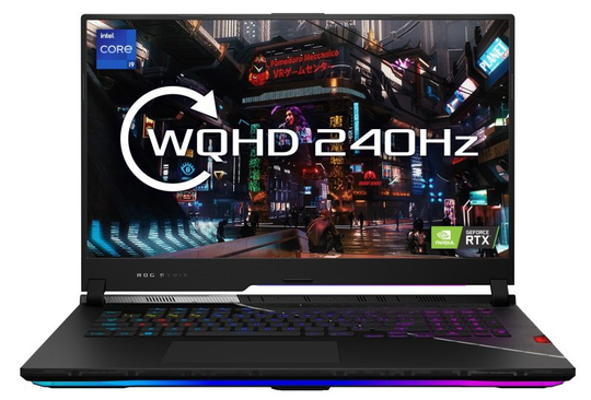 ASUS ROG Strix SCAR 17 G733ZX Gaming Laptop, Intel Core i9-12900H 2.5GHz, 64GB DDR5, 2TB M.2 NVMe, NVIDIA GeForce RTX 3080Ti 16GB, 17.3" IPS WQHD (2560 x 1440), Windows 11 Home