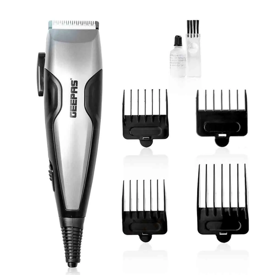 Geepas GTR8654 Electric Hair Clipper - Silver