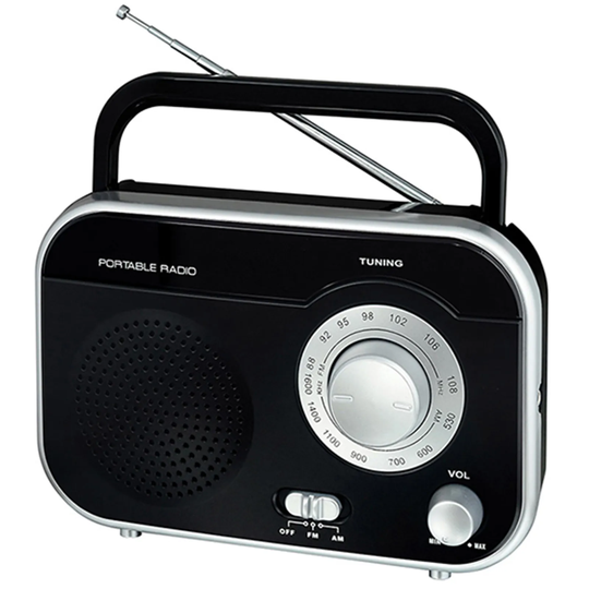 Soundz AC/DC Portable Radio - Black