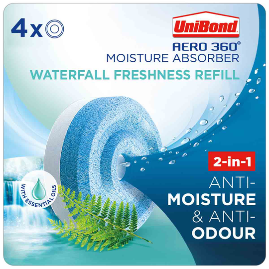 Unibond Aero 360 Waterfall Refill - 4 Pack