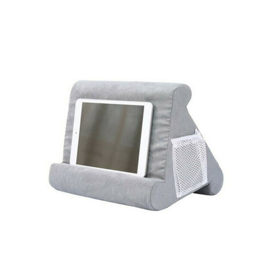 (Grey) Ranpo Pillow Pad | Tablet & Mobile Phone Holder
