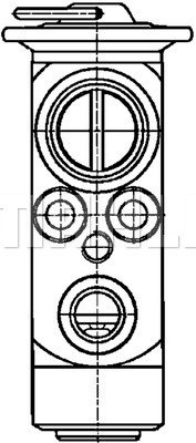 Air Conditioning Valve 8UW351234-151 by BEHR
