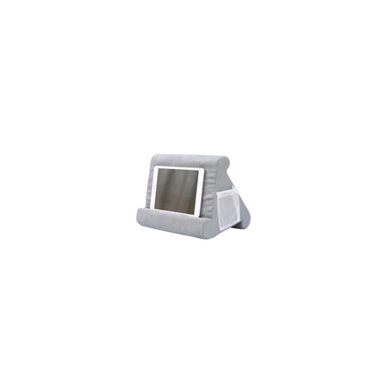 (Gray) Tablet Pillow Book Reader Rest Lap CushionFor iPad