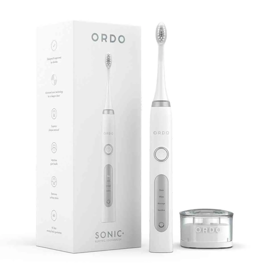 Ordo Sonic+ Electric Toothbrush - White And Silver