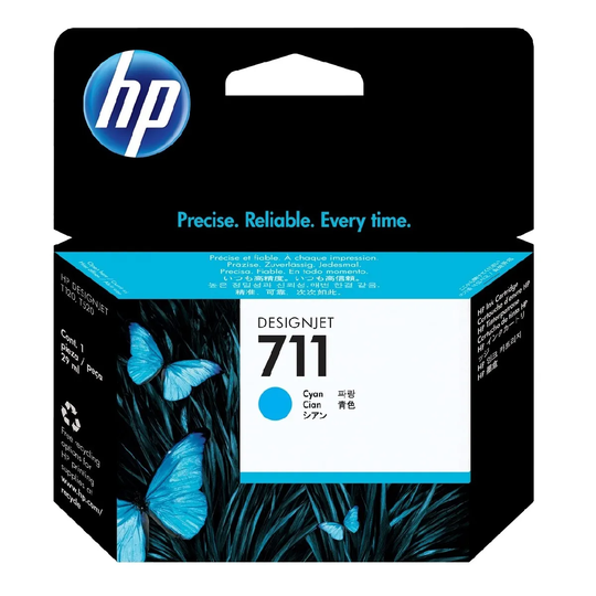 HP 711 29-ml Cyan DesignJet Ink Cartridge