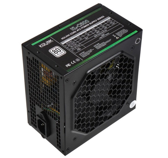 Kolink Core Series 600W 80 Plus Certified Power Supply