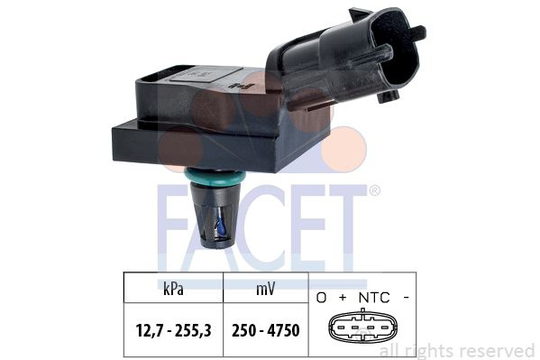 Air Pressure Sensor, height adaptation Made in Italy - OE Equivalent 103246