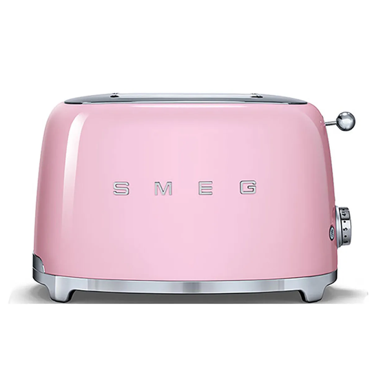 Smeg TSF01PKUK 50s Retro Style 2 Slice Toaster - Pink