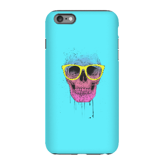 Balazs Solti Skull And Glasses Phone Case for iPhone and Android - iPhone 6 Plus - Tough Case - Matte