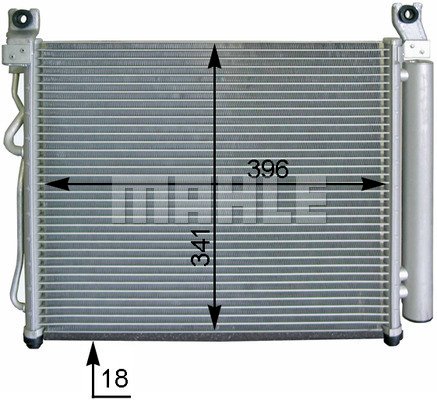 Condenser Air Conditioning 8FC351309-391 by BEHR