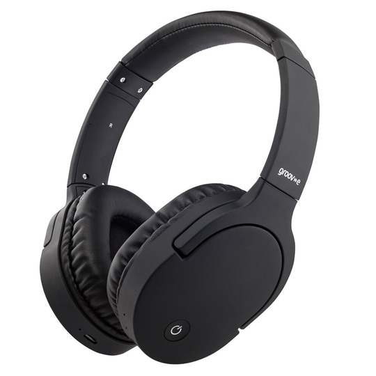 Groov-e Wireless Bluetooth Headphones with Active Noise Cancelling - Black - GVBT1100BK