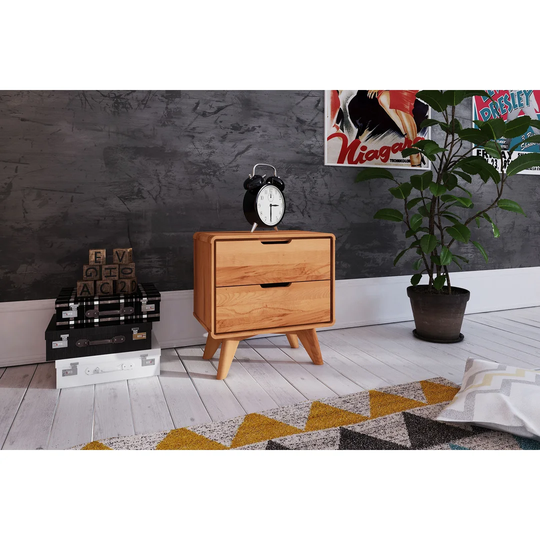 Gant 2 Drawer Bedside Table