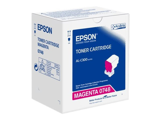 Epson S050748 Magenta Toner Cartridge (Capacity: 8800 pages)