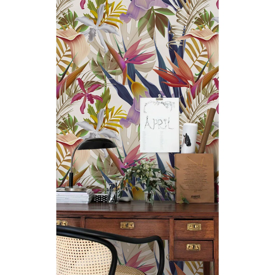 Bellvue Plants Vintage Wallpaper